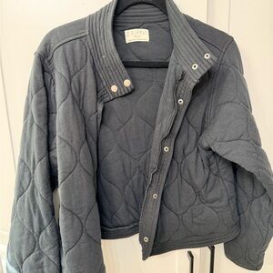 Z Supply Women's Black Quilted Puffer Jacket